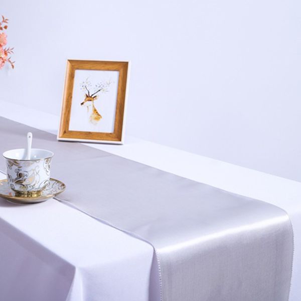 

10 шт 30см х 275cm атласные таблица runner для свадебного банкета банкет украшения поставки верхнего качества