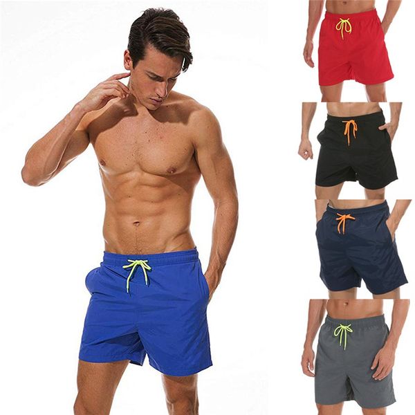 

womail men's swimwear running surfing sports pants plus size beach board pants comfortable and breathable short trunks