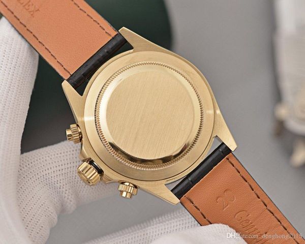 

designer watches luxury mens watches watch iced out watch reloj de lujo orologio di lusso timeless daytona collection, Black