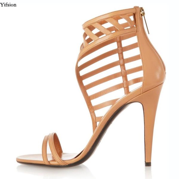 

rontic новый женщин гладиатор сандалии сексуальный stiletto высокий каблук сандалии хорошая открытым носком обнаженная платье обувь женщин с, Black