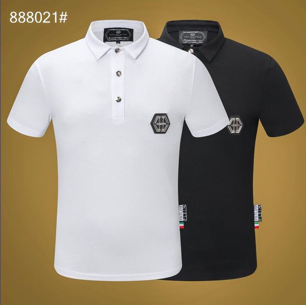 

2020 brand new luxury designer casual men polo t shirt snake bee floral embroidery mens polos high street fashion polo shirts men#c9, White;black