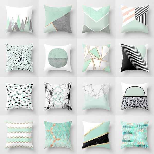 

geometric throw pillow case cushion cover for home chair sofa cushion cover student nap pillowcase square pillowcases