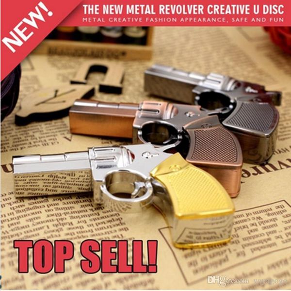 

wholesale new real capacity pendrive gun shaped 16gb 32gb usb flash drive 16 32 64 gb stick flash memory disk pen drive u78