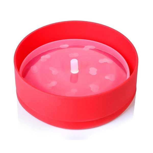 

2018 new popcorn microwave silicone foldable red kitchen easy tools diy popcorn bucket bowl maker with lid