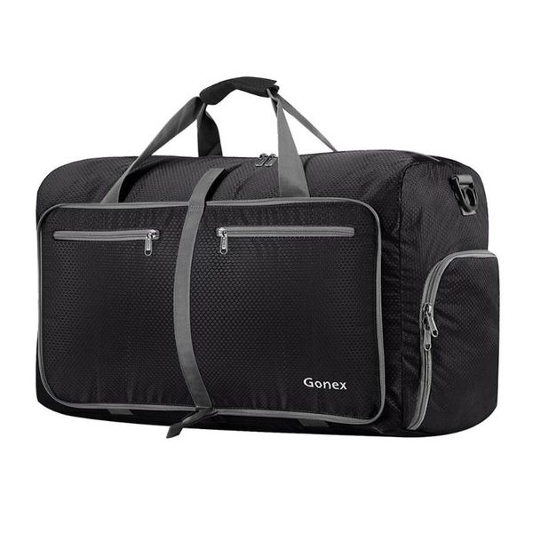 

gonex 100/150l travel luggage bag 210d nylon women men travelling duffle bag foldable ultralight handbag holiday business trip