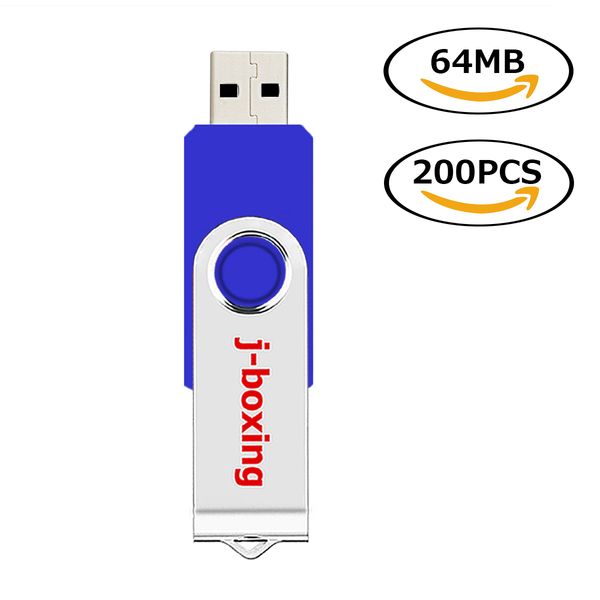 

маова 200pcs 64 мб usb л-накопиели повоѬонй иний usb л-2.0-накопиели меалл 