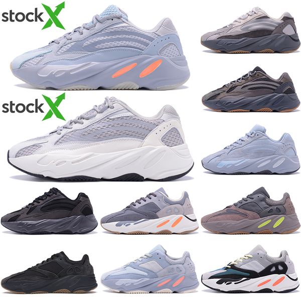 

kanye west running shoes 700 v2 inertia reflective tephra solid grey utility black vanta men women sport sneakers with box