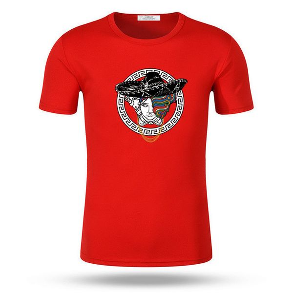 

new tee black mosc cotton bear pattern letter print short sleeve o-neck t shirt men and women t shirt wear casual tee s-4xl, White