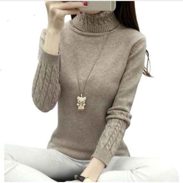 

women designer sweater women sweaters warm thick women turtleneck 2019 winter and pullovers knit long sleeve cashmere female jumper, White;black