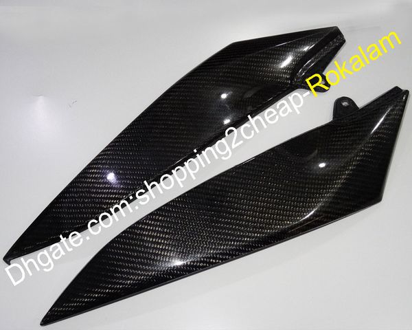 Carbon Fiber Tank Side Covers панели обтекателя часть для Yamaha YZF R1 YZF1000 2004 2005 2006 YZF-R1 04 05 06 Крышка панели