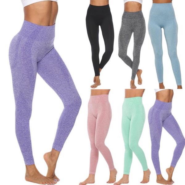 

workout running ladies pure color hip lifting seamless elasticity fitness running yoga pants sportswear energy seamless#3, White;red