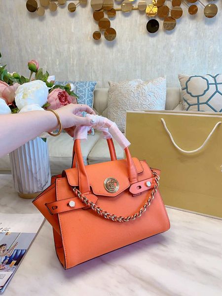 

the new 2020 version to ms + fashion cross grain cowhide new single shoulder bag chain inclined shoulder bag leather handbag