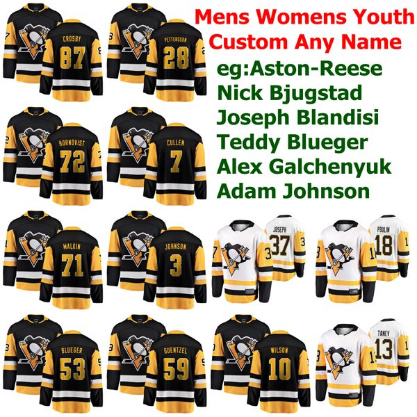 

pittsburgh penguins hockey jerseys juuso riikola jersey zach trotman andrew agozzino zach aston-reese blandisi jack johnson custom stitched, Black;red