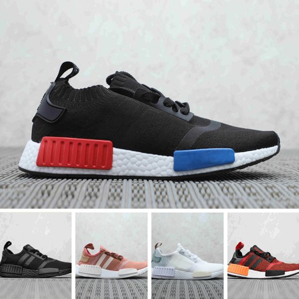 

new nmd r1 europe exclusive mens running shoes lush red triple black white blanch blue fashion luxury designer men women shoes us5-11