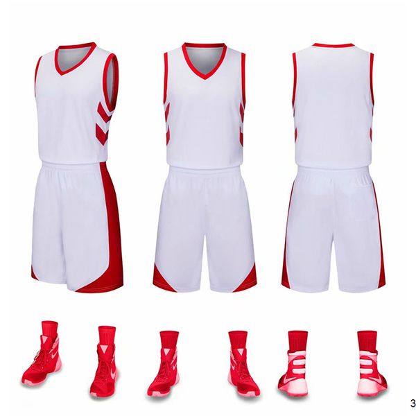 

2019 new blank basketball jerseys printed logo mens size s-xxl price fast shipping good quality new white red nwr001aa12, Black;red