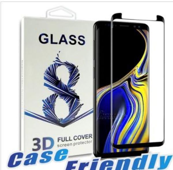 

ell for samsung note 10 s10 5g version e s9 s9 plus tempered glass full cover 3d screen protector for samsung note 9 8 s8 s7