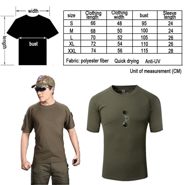 

15 color men camo t-shirt quick dry military tactics sports male women trekking climbing camping 1 pocket short sleeve t shirts outdoor t-sh, Gray;blue