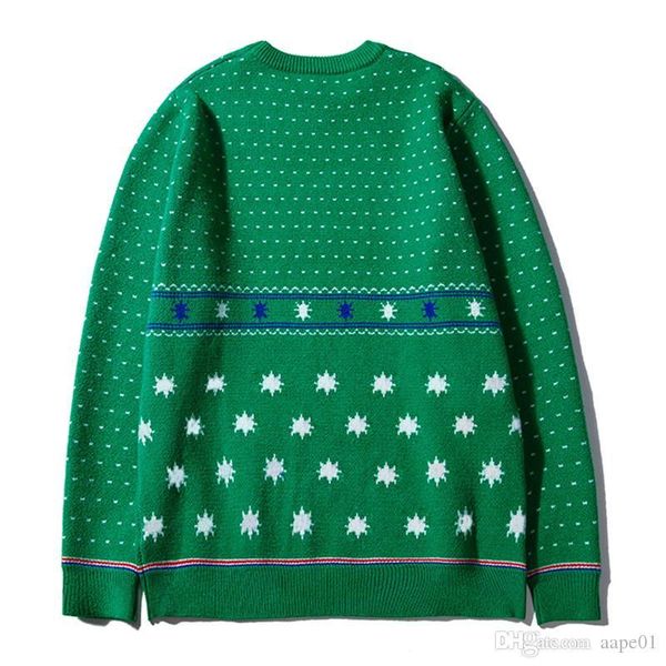 

luxury mens designer sweaters fashion mens round long sleeve sweaters men women animal printing hoodies green, White;black