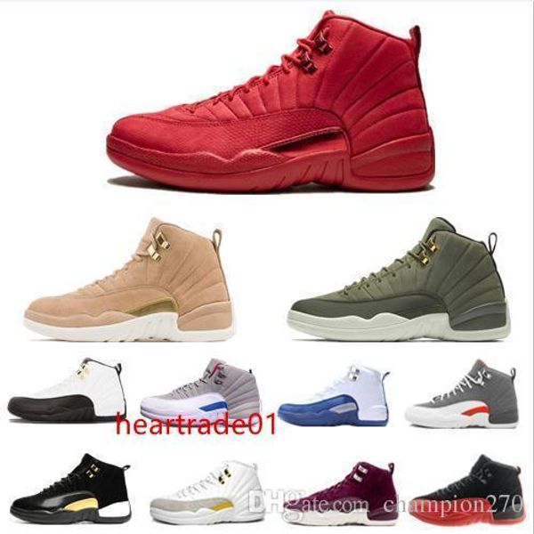 

gym new 12 2019 red 12s college men basketball shoes michigan wings bulls flu game the master black white taxi sports trainer sneaker