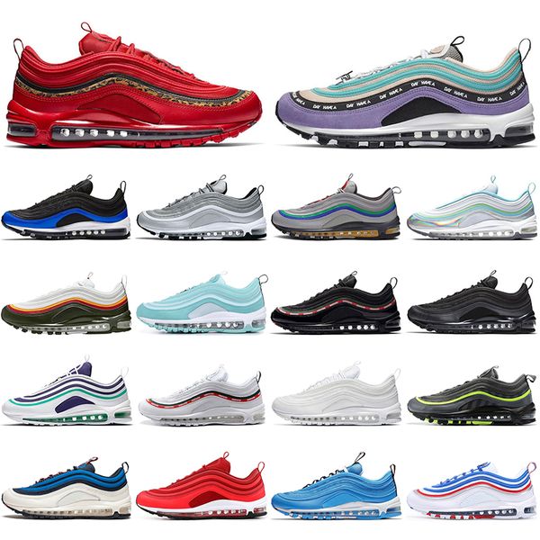 

red leopard #13;air max 97 men women running shoes mint green all star neon seoul outdoor mens trainers sports sneakers