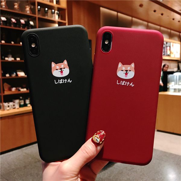 Phone Case For Iphone 6 6s 7 8 Plus X Xr Xs Max Fashion Cute Cartoon Shiba Inu Dog Soft Tpu For Iphone X Phone Case Bags Personalized Cell Phone Case