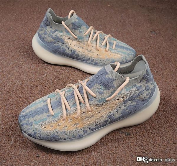 

authentic release 5742adidas 380 mist running shoes man women kanye west wave runner 3m reflective brown sneakers sports with originals box