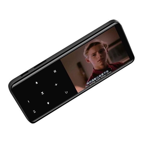 

vandlion mp4 player with bluetooth lecteur mp3 mp4 music player portable media slim 2.4 inch touch keys fm radio video hifi 16gb