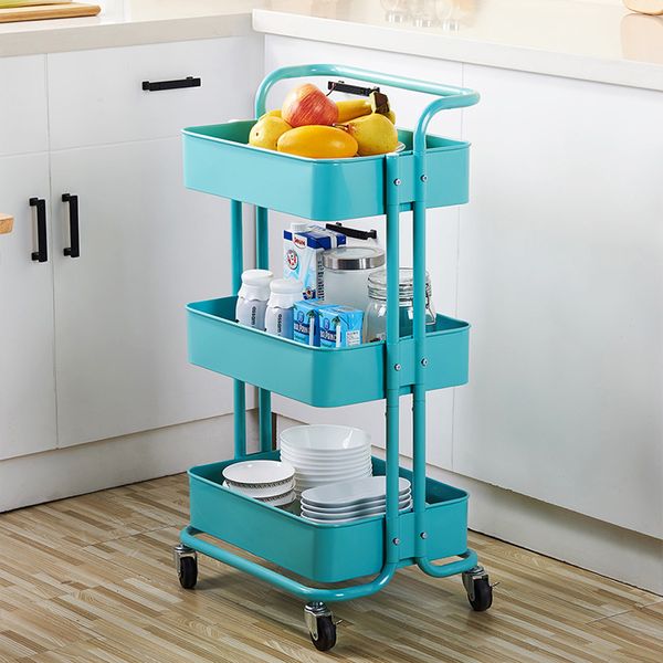 2019 Sonyi Metal Rolling Utility Cart 3 Tier With Handle Craft Art