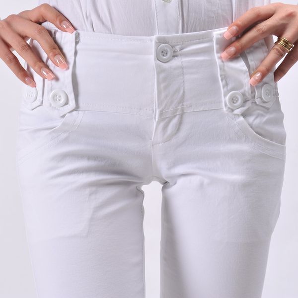 

2020 spring autumn jeans trousers female casual pants slim flare trousers butt-lifting low-waist women denim pants women ta0274, Blue