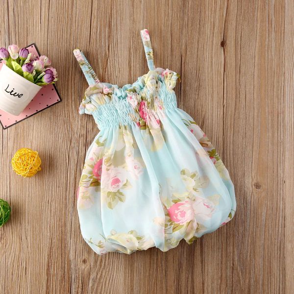 

girl's dresses 0-24m born baby girl ball gown dress soft cotton elastic flower sundress summer sleeveless girls, Red;yellow