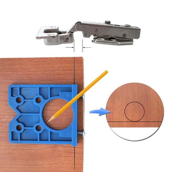 

35mm diy locator accurate woodworking mounting hinge drilling jig guide door hole opener concealed cabinet accessories tool