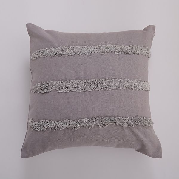 

colorful cushion cover embroidery diamond strip moroccan style pillow cover 45x45cm/30x50cm home decoration orange beige grey