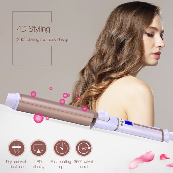 

32mm ceramic styling tools hair curling iron led digital hair curler curling wand hair curl professional curler curling