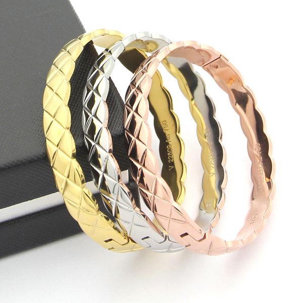 

bangles bracelets stainless steel bracelets bracelets for women men couple cool jewelry wholesale, Black