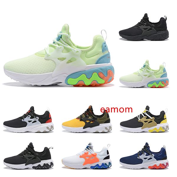 

react presto running shoes sneaker mens women breathable breezy thursday triple black fashion sports trainer 36-45