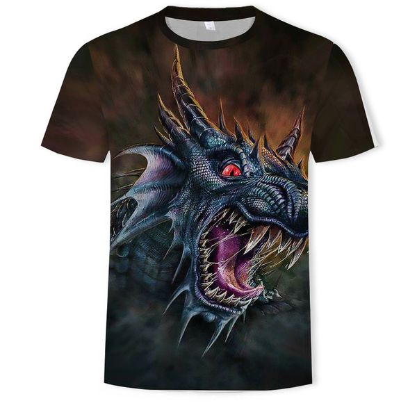 

mens designer fashion jurassic dinosaur 3d printing short-sleeved t-shirt clothing2ovd, White;black