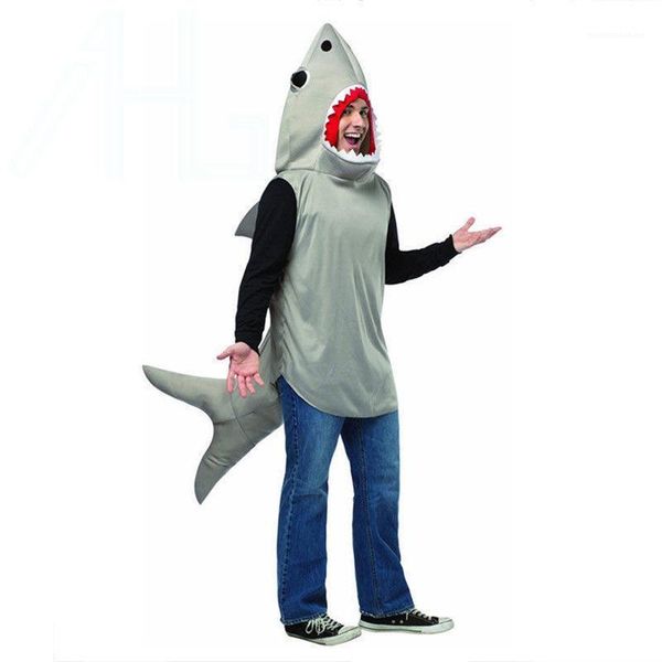 

whale character mascot clothes christmas party fancy dress halloween shark men mascot costumes europe, Red;yellow