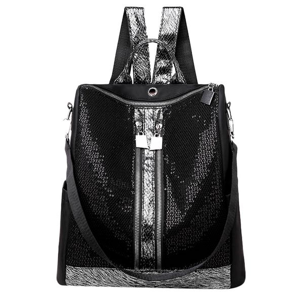 

kkmhan brand fashion ladies sequins wild large capacity backpack shoulder bag student bag dropshipping mochila feminina bolsas