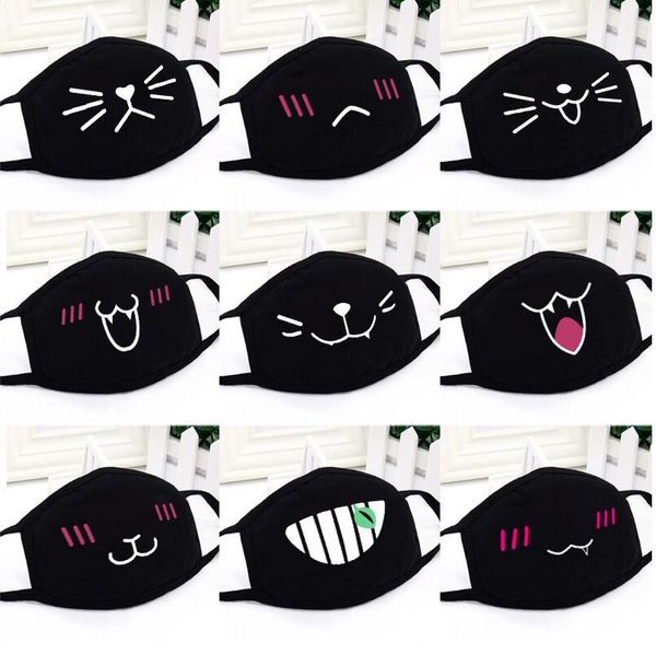 

милый чистый хлопок рот маска мультфильм печати моющийся дышащий мультфильм рот крышка маска лицо рот маска быстрая доставка d14851