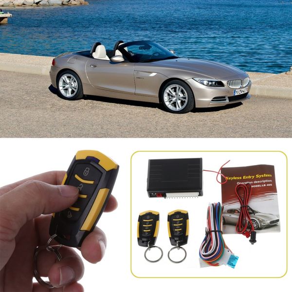 

universal 1 set dc 12v car auto alarm remote central door locking vehicle keyless entry system kit