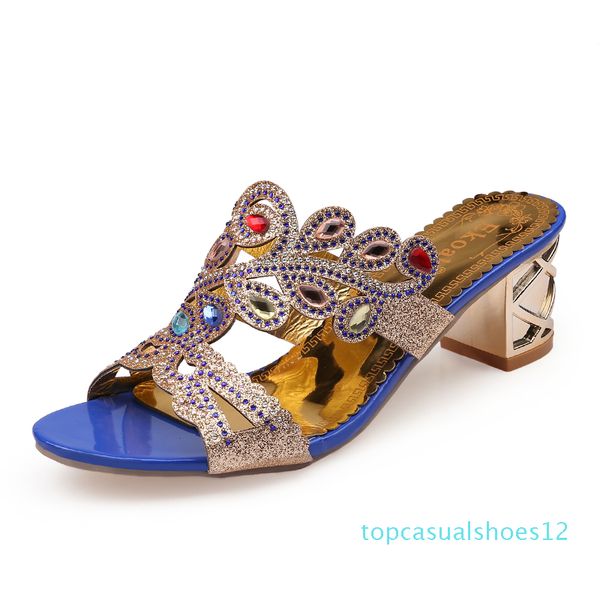 

ekoak new 2017 summer shoes flower rhinestone cut-outs women high heel sandals ladies party dress shoes woman size 36-41 t12, Black