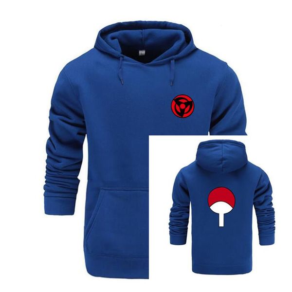 

new naruto anime fashion hoodies and sweatshirts for couples fashion winte hoodies men uchiha syaringan funny clothes, Black