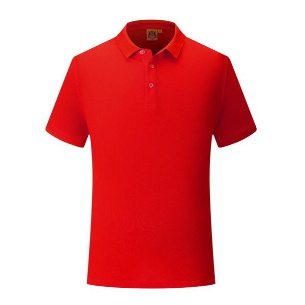 

short sleeve red sd chongfu 899010new summer high-end silk cotton short-sleeved polo shirt men and women youth lapel polo shirt, Black
