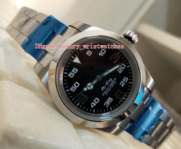

fashion wristwatches perpetual 40mm air-king 116900 oystersteel 316l steel asia 2813 movement mechanical automatic mens watches, Slivery;brown
