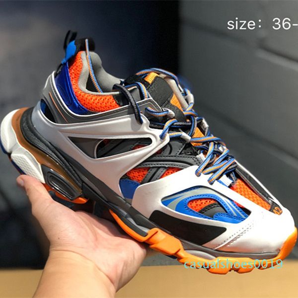 

2020 release 3.0 tess s paris track men gomma maille black for women triple s clunky sneaker casual shoes authentic designer shoe c19