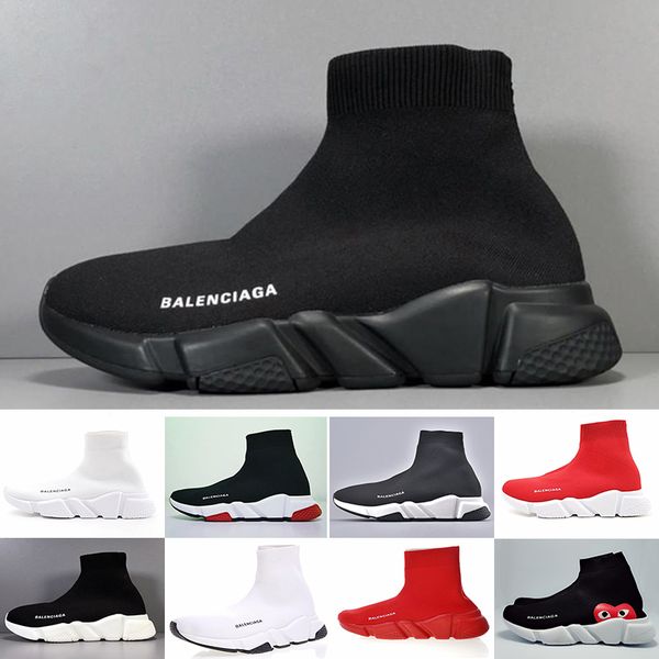 

designers speed trainer casual shoes black white red glitter flat fashion socks boots sneakers fashion trainers runner hy8pt