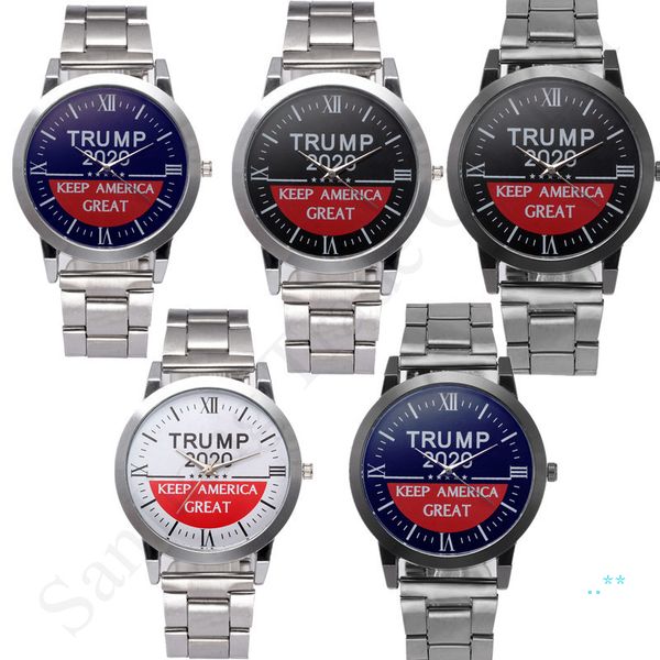 

trump 2020 keep america great letters кварцевые наручные часы унисекс женщины мужчины наручные часы сплава нержавеющей часы марка ретро часы, Blue