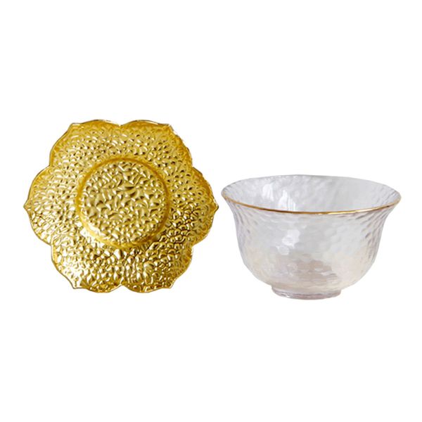 

glass tea coffee cup saucer exquisite teaware