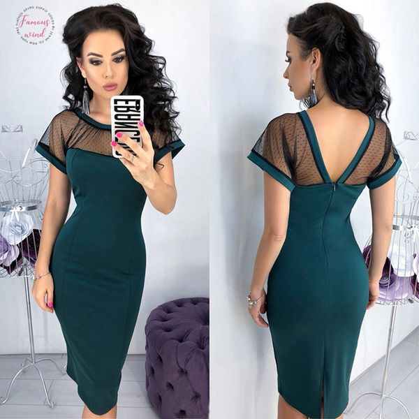 

women vintage lace patchwork party dress short sleeve o neck sheath solid mini dress summer new fashion chic women dress, Black;gray