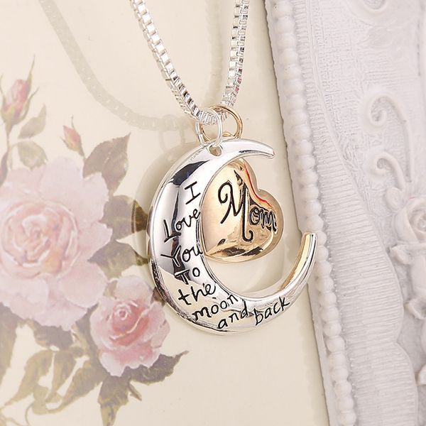 

Crossborder hotselling accessories Love Pendant I love you mom sweater Necklace
